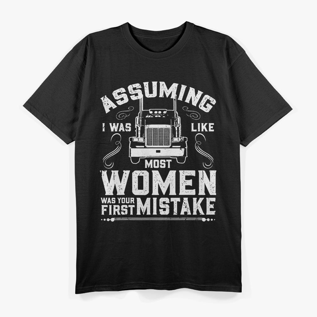 Woman Trucker Female Truck Driver T-Shirt