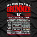 You Know You Are Drummer If You Play Air Drum Anytime T-Shirt
