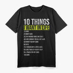 10 Things I Want in My Life: More Cars T-Shirt