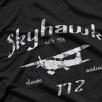 Skyhawk Airplane: Classic Cessna Pilot T-Shirt