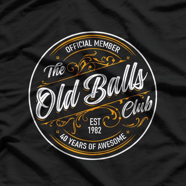 Vintage 50th Birthday - Old Balls Club Funny 50 T-Shirt