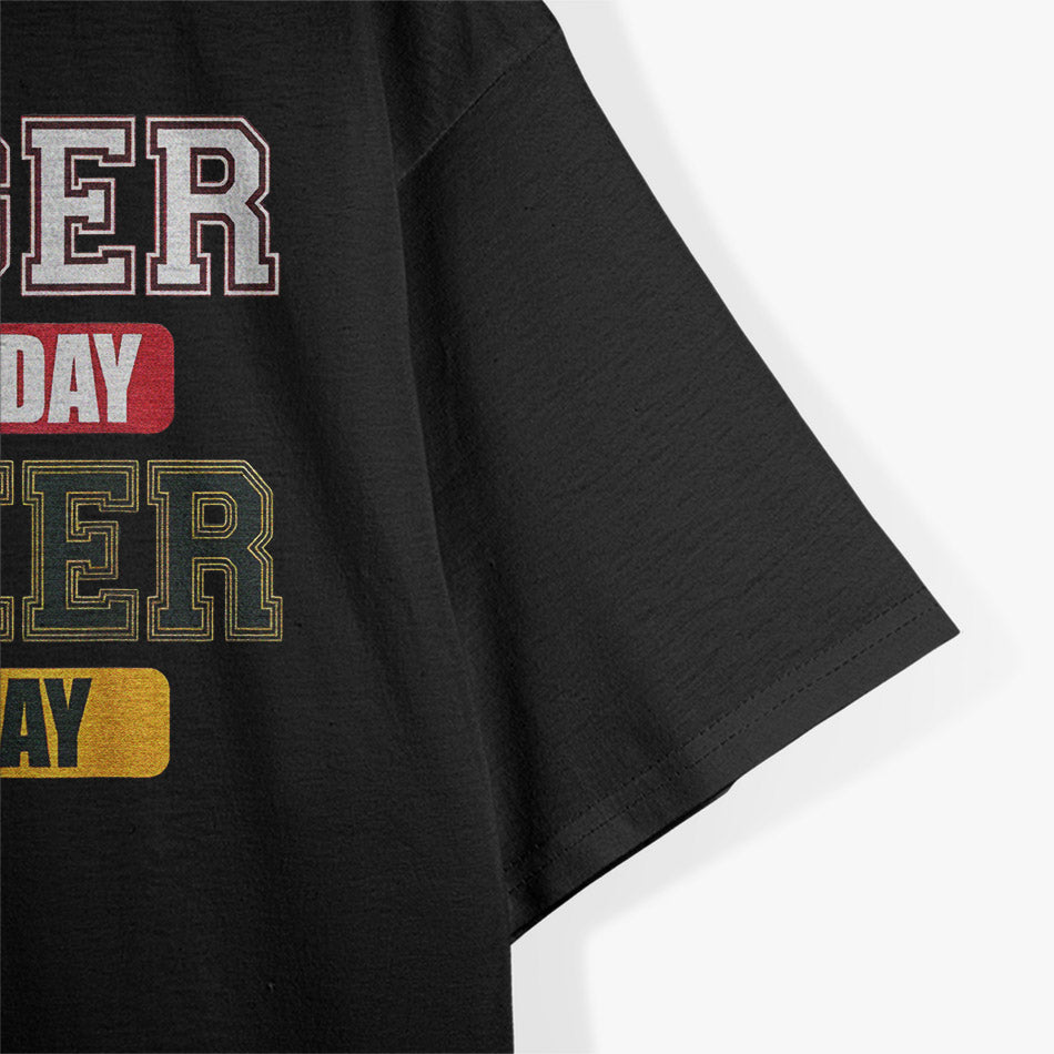 Badger on Saturday, Packer on Sunday – Wisconsin Football Fan T-Shirt
