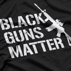 Black Guns Matter: Stand for Freedom T-Shirt