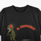 El Chupacabra, Fangs Bared & Red Eyes - Mexican Mythology T-Shirt