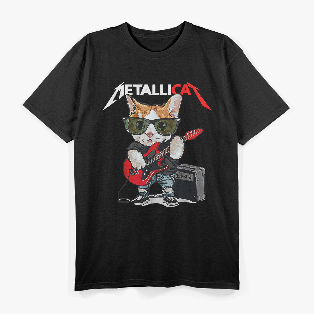 Metallicat - Funny Cat Rock T-Shirt
