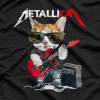 Metallicat - Funny Cat Rock T-Shirt