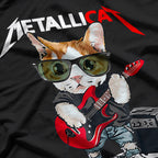 Metallicat - Funny Cat Rock T-Shirt
