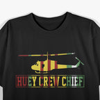 UH-1 Huey Crew Chief Veteran Helicopter Pilot Gift T-Shirt