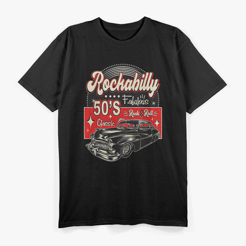 1950s Vintage Rockabilly Swing 50s Sock Hop Doo Wop Rocker T-Shirt