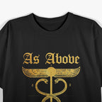 As Above So Below Mystical Occult T-Shirt
