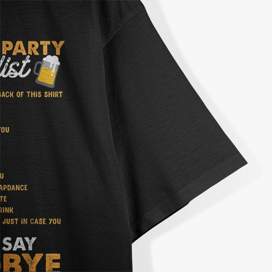 Bachelor Party Drinking Squad Funny Groomsmen T-Shirt