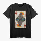 Dogman Playing Card Design Cryptid Urban Legend Creepy T-Shirt