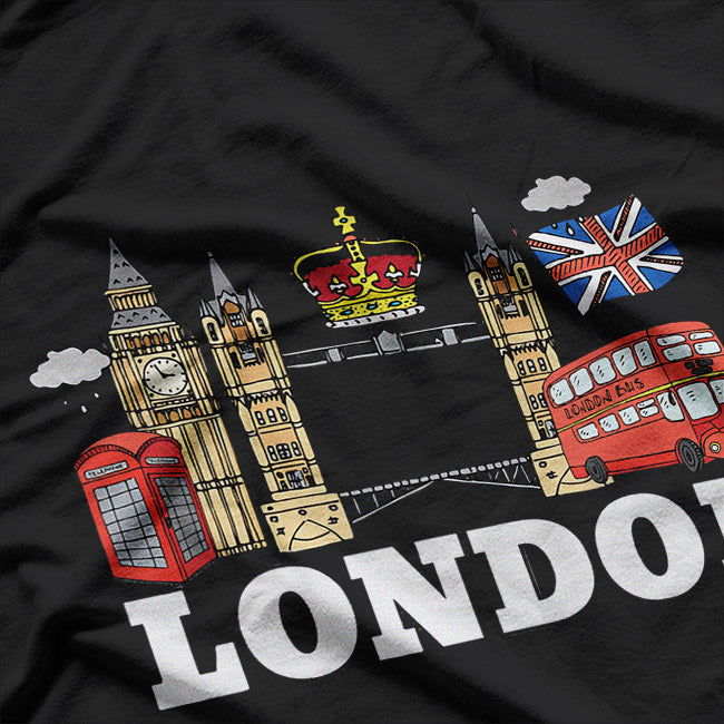 England London: Iconic Cityscape T-Shirt