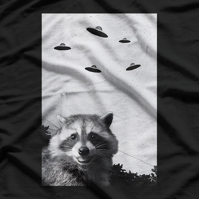 Raccoon UFO: Out of This World Mischief T-Shirt