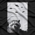 Raccoon UFO: Out of This World Mischief T-Shirt
