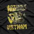 UH-1 Huey Helicopter 1st Division Vietnam Veteran T-Shirt