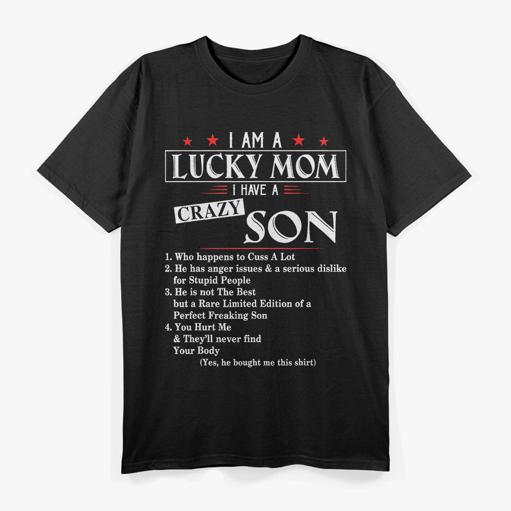I Am A Lucky Mom: Blessed and Grateful T-Shirt