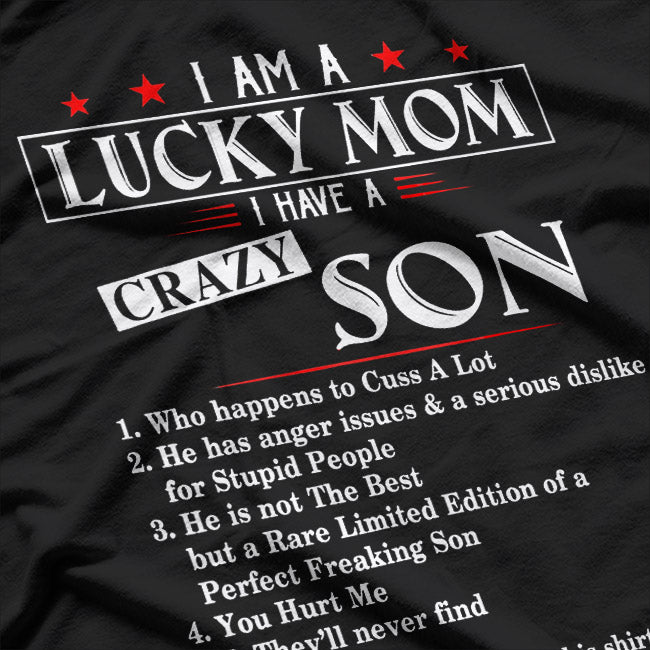 I Am A Lucky Mom: Blessed and Grateful T-Shirt