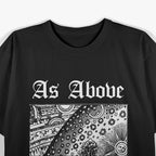 As Above So Below Occult Symbolism T-Shirt