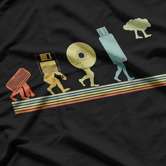 Evolution Cloud Coding - Funny Programming and Tech Nerd T-Shirt
