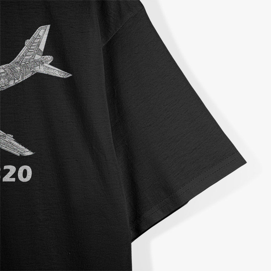 Jet Airplane Cutaway – Aviation Engineer Pilot Gift T-Shirt