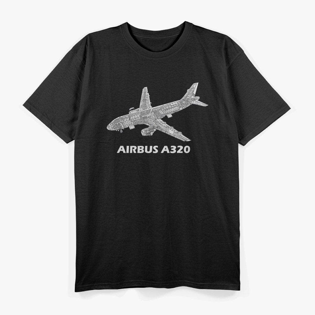 Jet Airplane Cutaway – Aviation Engineer Pilot Gift T-Shirt