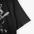 Rock Raccoon Playing Guitar - Funny Music Lover T-Shirt