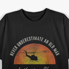 UH-1 Iroquois Huey Vietnam War Military Helicopter T-Shirt