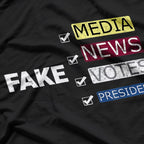 Fake Media - Bold and Funny Satirical Humor T-Shirt
