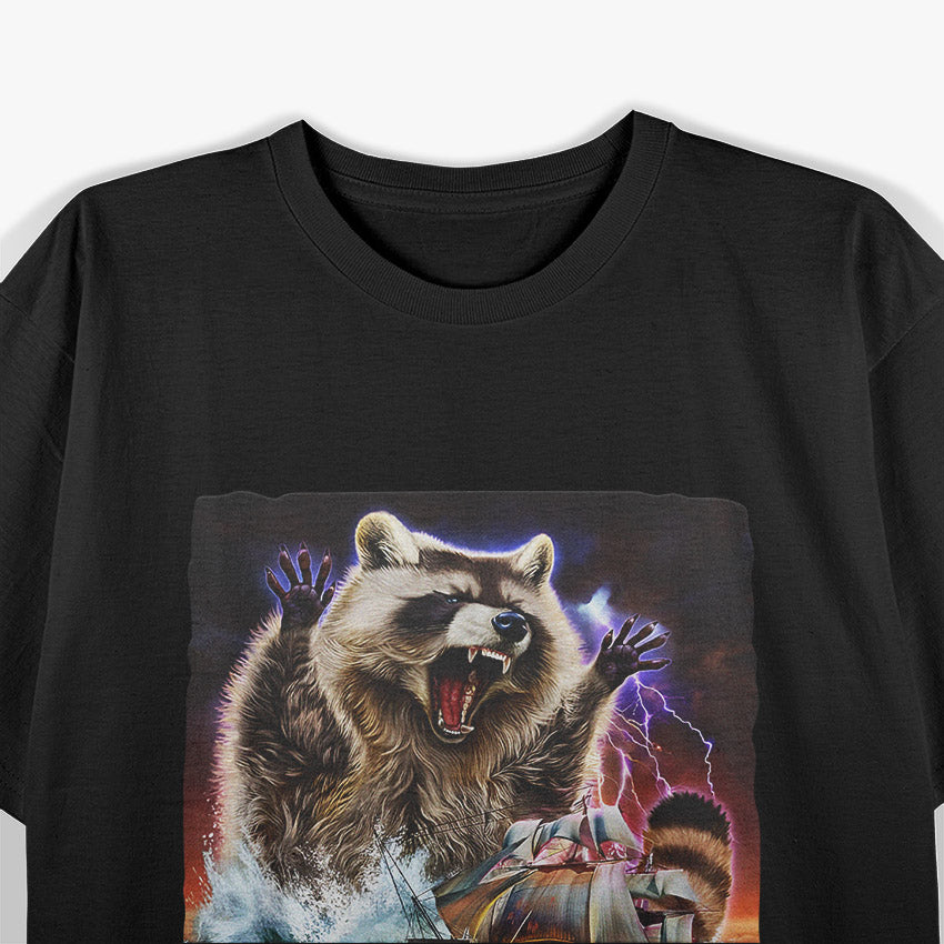 Monster Raccoon: Fiercely Wild T-Shirt