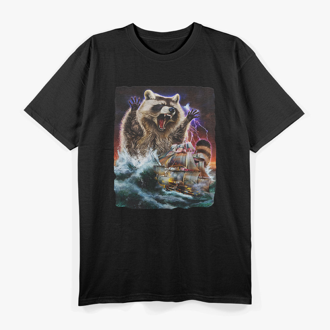 Monster Raccoon: Fiercely Wild T-Shirt