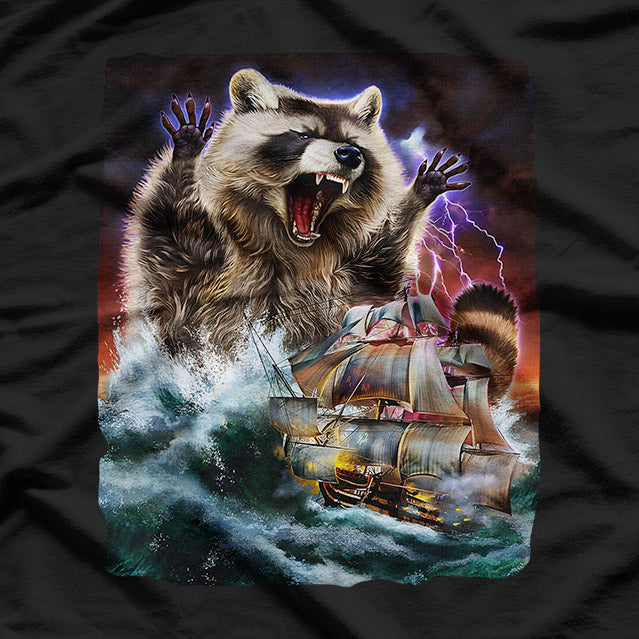 Monster Raccoon: Fiercely Wild T-Shirt