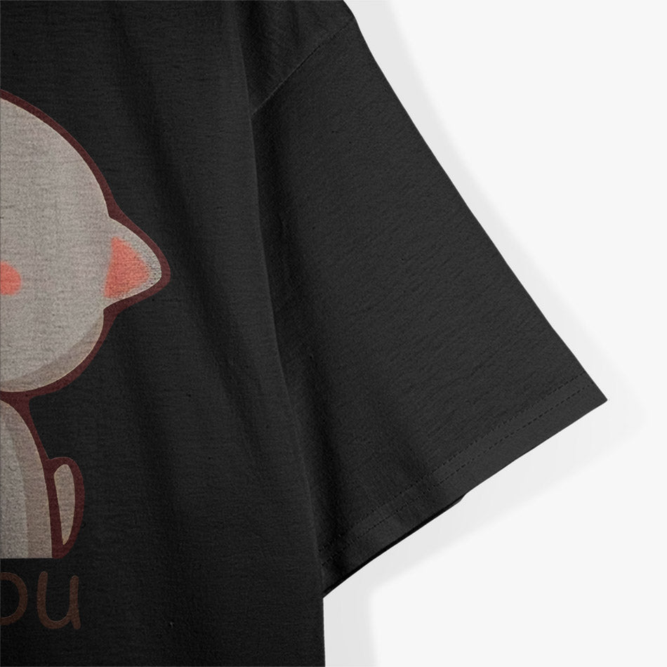 Peach and Goma Mochi Cat - I Meow You T-Shirt
