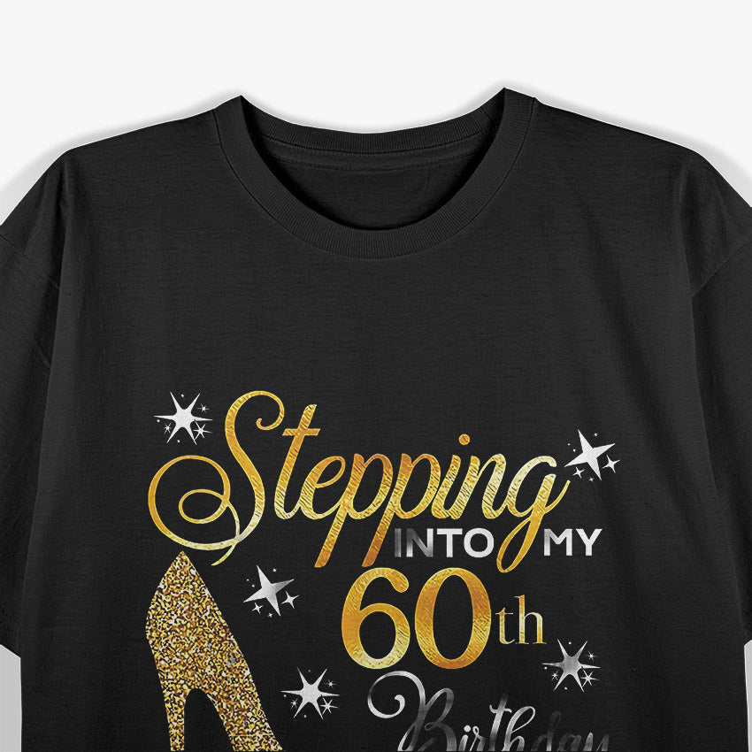 Stepping Into My 60th Birthday with God's Grace and Mercy T-Shirt