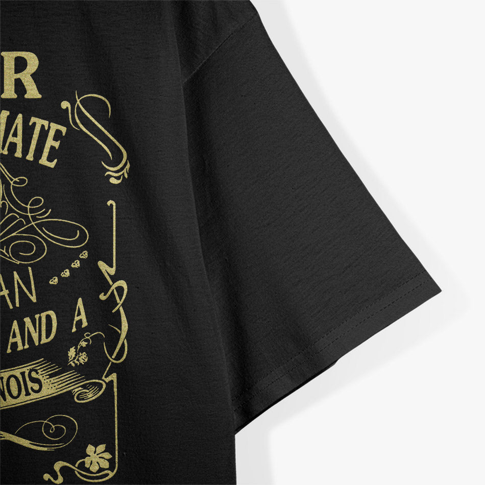 Never Underestimate a Woman with Courage and a Belgian Malinois T-Shirt
