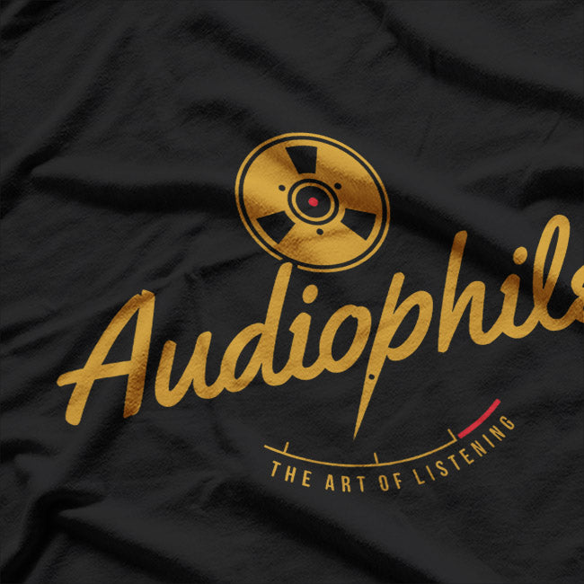 Reel to Reel Vintage Analog Audiophile Music Tape Deck T-Shirt