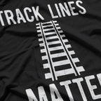 Track Lines Matter: Funny Runner & Sprinter T-Shirt