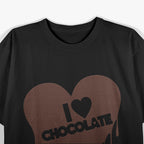I Love Chocolate - Sweet Treat Lover Funny Humor T-Shirt