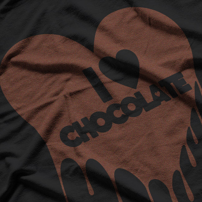 I Love Chocolate - Sweet Treat Lover Funny Humor T-Shirt