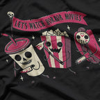 Let's Watch Horror Movies Funny Costume T-Shirt