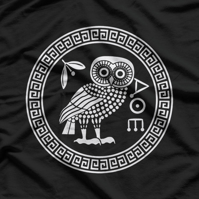 Owl of Athena - Ancient Greek Wisdom T-Shirt