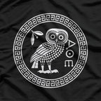 Owl of Athena - Ancient Greek Wisdom T-Shirt