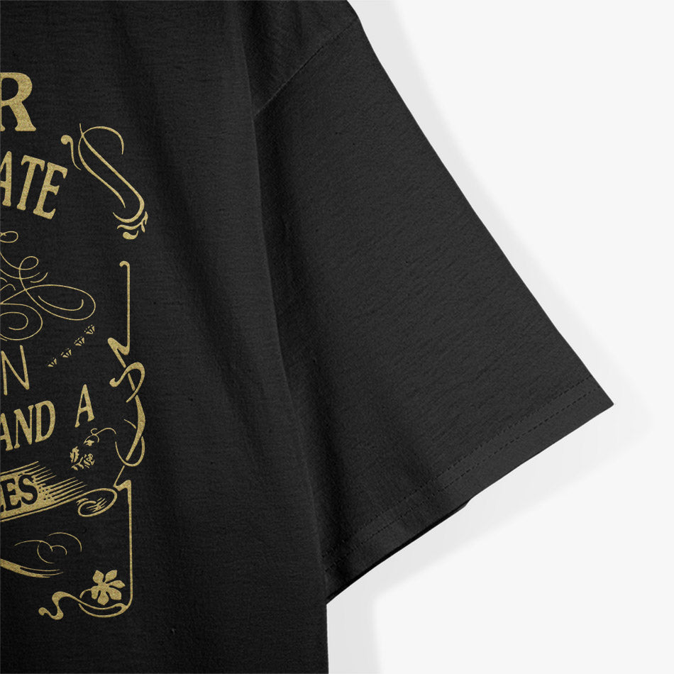 Never Underestimate a Woman with Courage and a Great Pyrenees T-Shirt