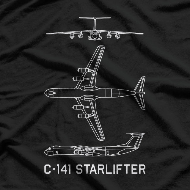 C-141 Starlifter: Heavy Lift, High Honor T-Shirt