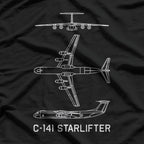 C-141 Starlifter: Heavy Lift, High Honor T-Shirt