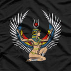 Egyptian Goddess Isis - Queen Pharaoh & Hieroglyphs Mythology T-Shirt