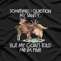 Hilarious Goat Lover Talk with Goats Funny T-Shirt