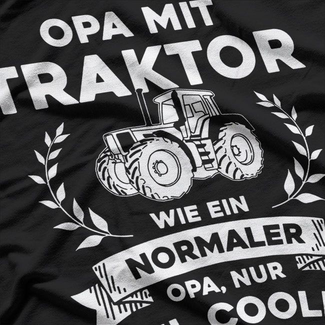 Grandpa with Tractor: Farming Legend T-Shirt