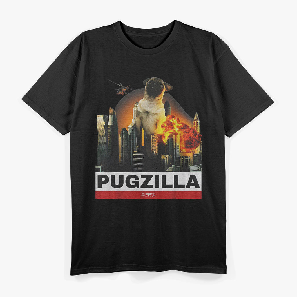 Pugzilla - Funny Pug Dog T-Shirt