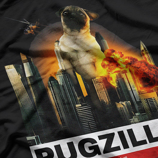 Pugzilla - Funny Pug Dog T-Shirt